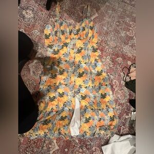 Abercrombie & Fitch Floral button up dress